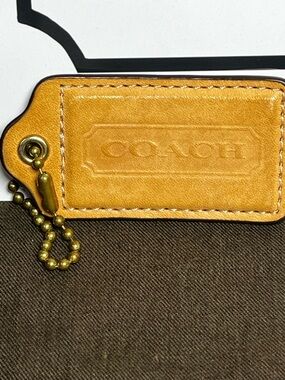Coach 3.5” Leather Hangtag